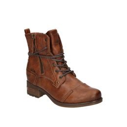Nadměrné dámské kotníkové boty Mustang 1229-508-307 hnědé