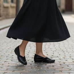 Baleríny bordo Mediline Silvia elastické na široké chodidlo