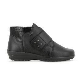 Nadměrné kotníkové boty De Plus černé 9596-K-4006 - black F-382 leather V2