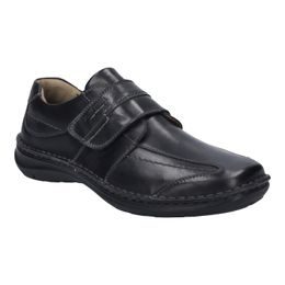 Pánské černé polobotky Josef Seibel New Anvers 02 kožené na široké chodidlo