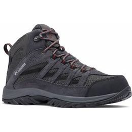 Nadměrné pánské vysoké trekové boty šedé Columbia Crestwood MID Waterproof na vysoký nárt