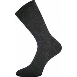 Vlněné merino ponožky antibakteriální černé melír