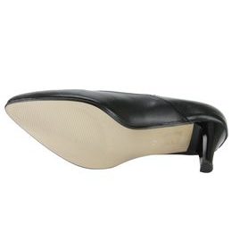 Nadměrné lodičky De Plus černé 9349/6096 - black welur