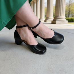 Černé bosolodičky Helena - široká špička (Široké)