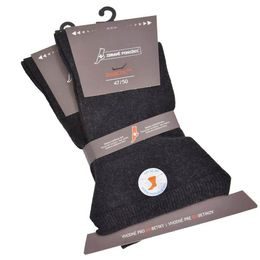 Zdravotní diabetické extra rozšířené Zdravé ponožky antracit 2 páry