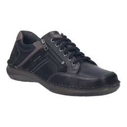 Pánské polobotky černé Josef Seibel New Anvers 87 na široké chodidlo