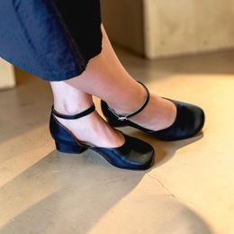 Dámské zimní kotníkové boty kožené De Plus 9596-K-4006 - black F-382 černé zateplené na široké chodidlo