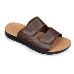 Pantofle pánské Mjartan 2707 hnědé na vysoký nárt