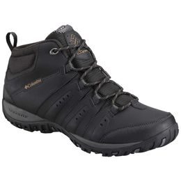 Nadměrné pánské zimní kotníkové boty černé Columbia Woodburn II Chukka Waterproof Omni-HEAT
