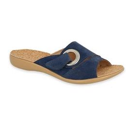Pantofle dámské Befado modré 265D025