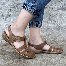 Sandály dámské Josef Seibel Rosalie 48 hnědé kožené široká špička