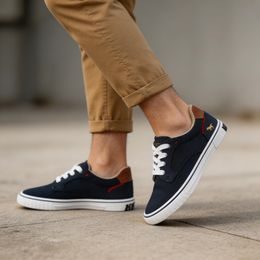 Nadměrné pánské tenisky modré Mustang 26M0201005