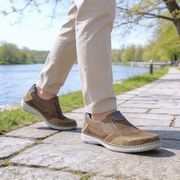 Pánské černé polobotky Josef Seibel New Anvers 02 kožené na široké chodidlo