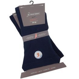 Zdravotní diabetické extra roztšířené Zdravé ponožky tmavě modré 2 páry