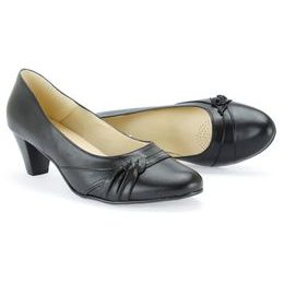 Nadměrné lodičky De Plus 9830/4010 - černé leather