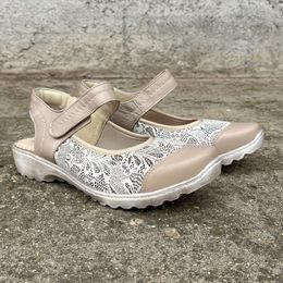 Dámské zdravotní nazouváky Mediline elastické béžové 1416/S na hallux