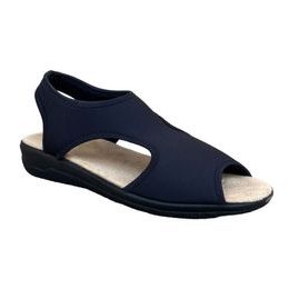 Dámské zdravotní sandály Mediline elastické černé Golden Fit 170 na hallux