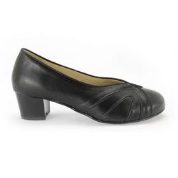 Nadměrné lodičky De Plus černé 9605/K/1222 - black