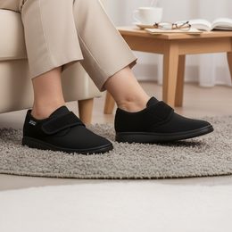 Obvazová obuv Dr. Orto černé 163M002 na široké chodidlo