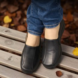 Polobotky dámské vínové Axel kožené 1525 na široké chodidlo