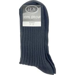 Ponožky PON 100% bavlna tm.šedé
