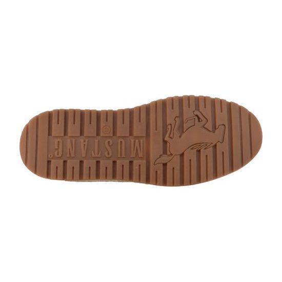 Nadměrné pánské zimní kotníkové boty modré Mustang 15M0111002