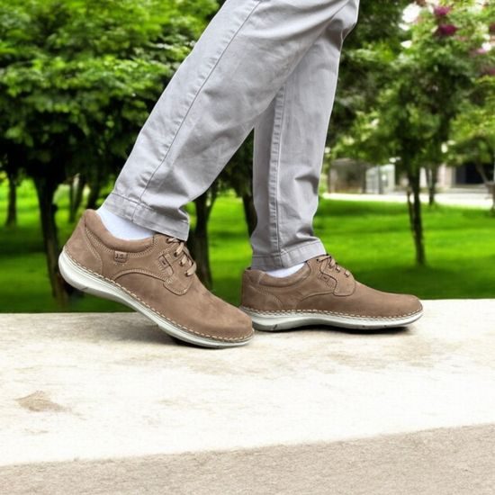 Pánské polobotky béžové Josef Seibel New Anvers 36 na široké chodidlo