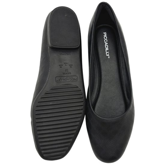 Baleríny černé Piccadilly Raquel na hallux