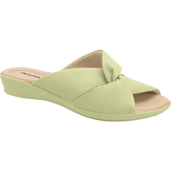 Nadměrné dámské pantofle zelené Piccadilly 500376-001 na hallux