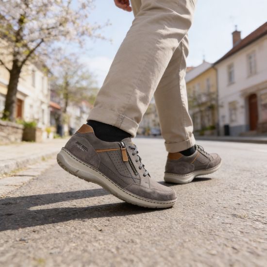 Pánské polobotky šedé Josef Seibel New Anvers 11 na široké chodidlo