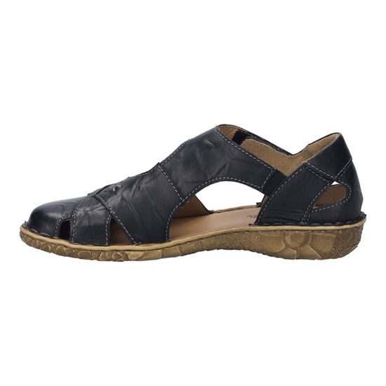 Dámské sandály černé Josef Seibel Rosalie 03 široká špička