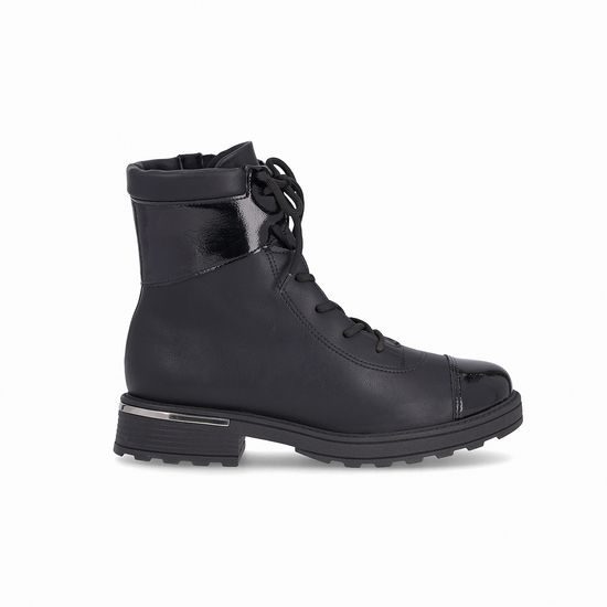 Nadměrné dámské kotníkové boty Piccadilly černé Gisa 735025-4 na hallux