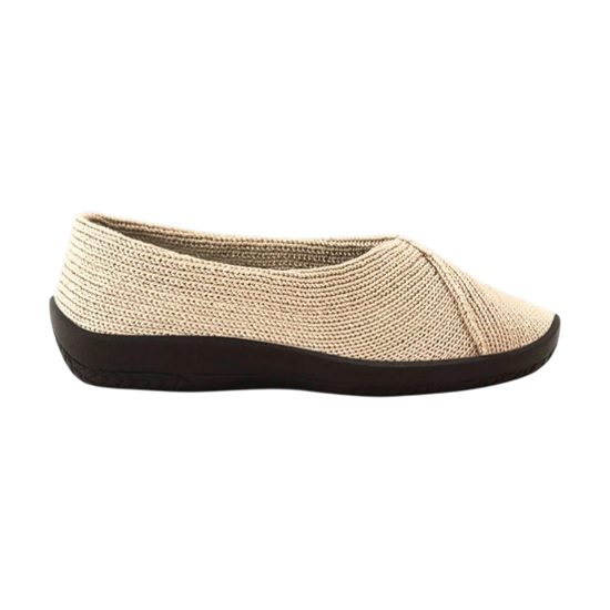 Baleríny béžové Arcopedico elastické Mailu na hallux