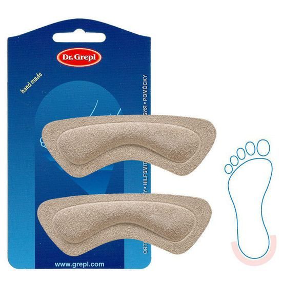 Patičky do obuvi protiskluzové samolepící kožené