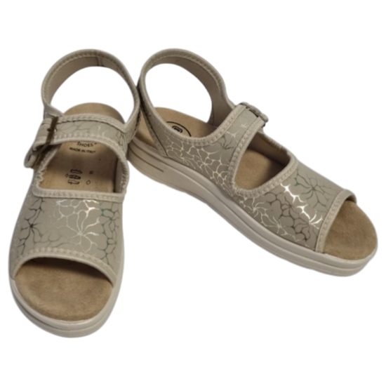 Dámské sandály béžové Mediline 24725 na hallux