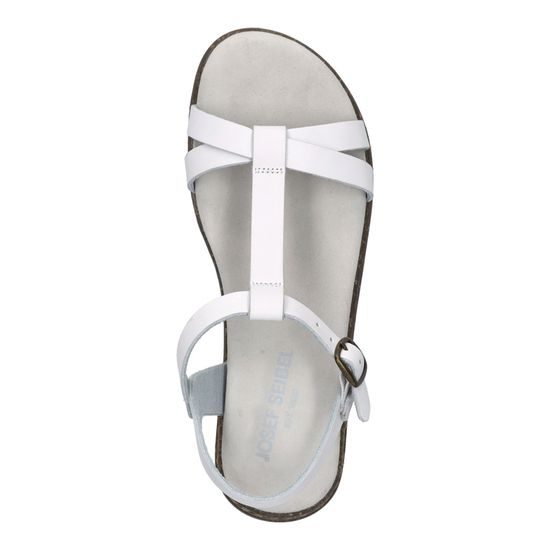 Nadměrné dámské sandály bílé Josef Seibel Fabricia 01