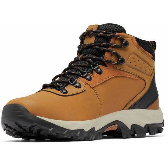 Nadměrné pánské vysoké trekové boty světle hnědé Columbia Newton Ridge Plus II Waterproof