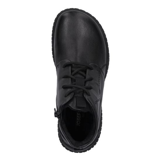 Dámské barefoot kotníkové zimní boty černé Josef Seibel Wynona 05 široká špička