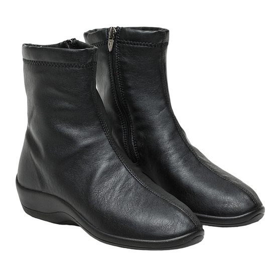 Dámské kotníkové boty černé Arcopedico Jasper na hallux