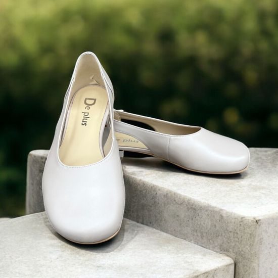 Béžové baleríny De Plus F.177-X1-090 - široká špička (Extra široké)