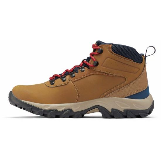 Trekové boty Columbia Newton Ridge Plus II Waterproof light brown, re 1594731234