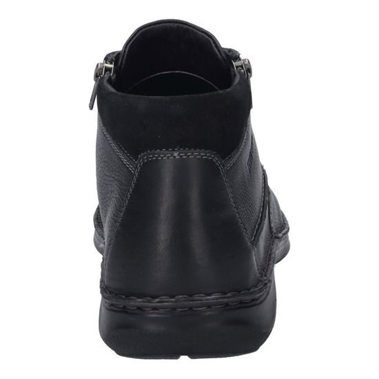 Pánské zimní kotníkové boty kožené Josef Seibel New Anvers 84 černé zateplené na široké chodidlo