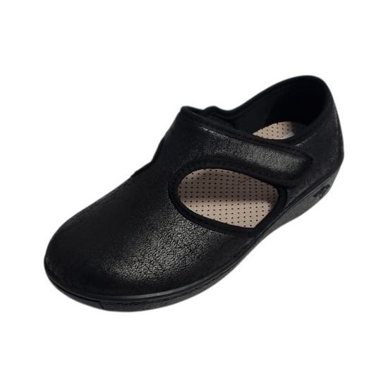 Dámské zdravotní polobotky černé Mediline 633125 na hallux