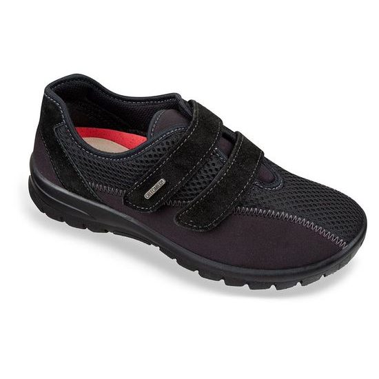 Zdravotní polobotky Comfort Fit černé na hallux