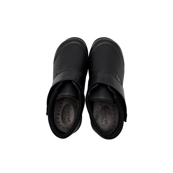 Zdravotní polobotky dámské černé Axel kožené AX1986 K-M na široké chodidlo