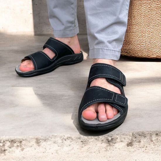 Pantofle pánské Jomos 503601 černé na vysoký nárt