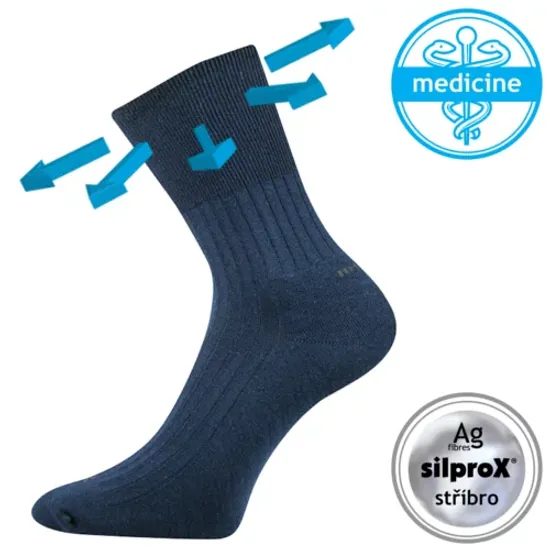 Zdravotní ponožky VoXX Corsa Medicine tmavě modré