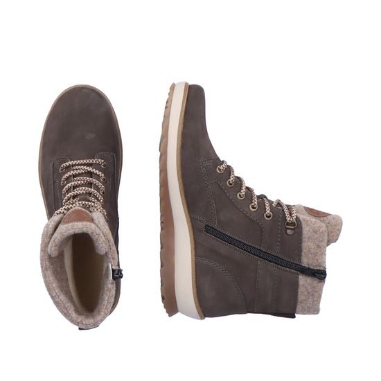 Kotníkové boty Remonte grau kombi R8477-46
