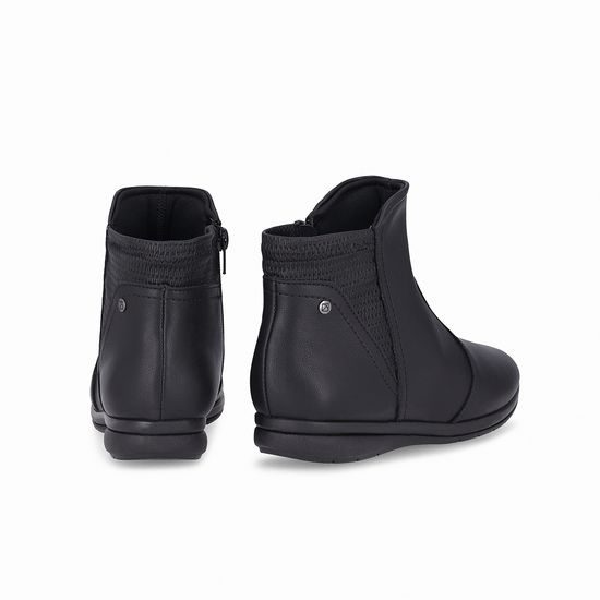Nadměrné dámské kotníkové boty Piccadilly černé Sandy 261034-2 na hallux