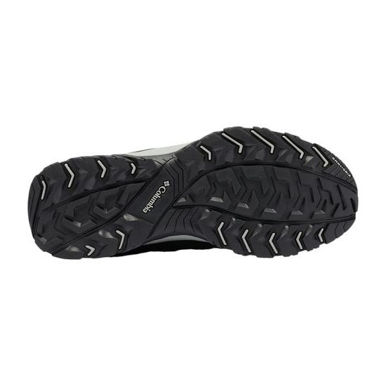 Nadměrné pánské nízké trekové boty černé Columbia Crestwood Waterproof na vysoký nárt